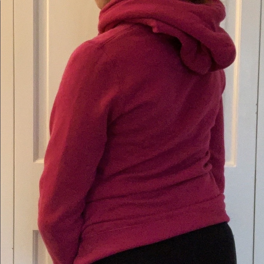 Dark Pink Nike Hoodie - Picture 3 of 5